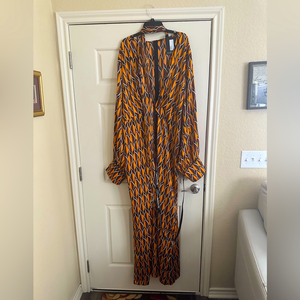 Pretty Little Things Maxi Dress with Bishop Sleeves - Picture 1 of 5
